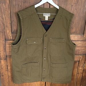 Duluth trading company fleece lined vest